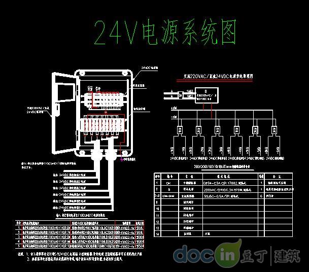 火电厂24v电源原理接线图