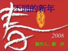 不同的新年
