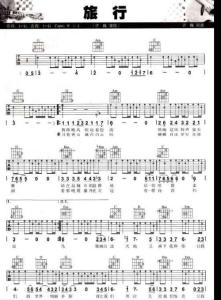 吉他譜-旅行-許巍-六線譜