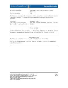 Application Name Signal Enhancement Products Control：應(yīng)用名稱信號(hào)增強(qiáng)產(chǎn)品的控制