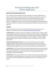Apply to be a Central Heating Lab Partner - Home  ACT：申請(qǐng)成為集中供熱的搭檔回家的行為