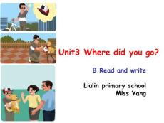 【英语课件】新版PEP六年级下册unit3 B Read and write课件