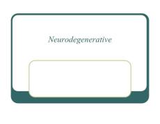 USMLE 藥理學Flashcards: Neurodegenerative