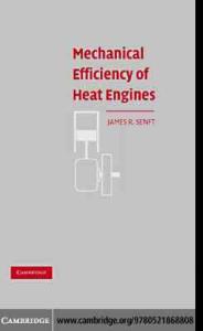 Mechanical Efficiency of Heat Engines