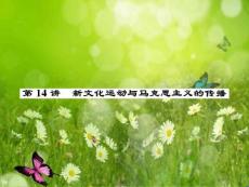 【名師導(dǎo)學(xué)】2016新課標(biāo)高考第一輪歷史總復(fù)習(xí)課件：必修3第14講　新文化運動與馬克思主義的傳播