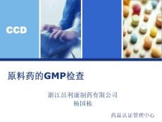 原料藥_GMP檢查_楊國(guó)棟