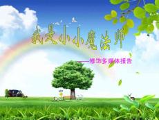 修飾多媒體報告講課稿