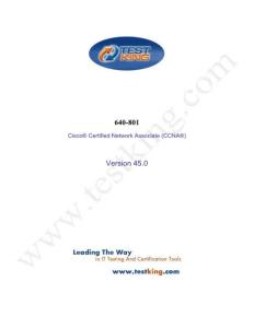 TESTKING.CISCO.640-801.Exam.Q.And.A.V45.0-DDU_GAOQS