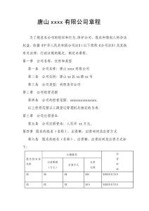 不設董事會公司章程