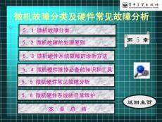 微機故障分類及硬件常見故障分析