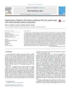 Optimization of polymer electrolyte membrane fuel cell catalyst layer with bidirectionally-graded composition