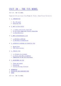UNIT 39 - THE TIN MODEL - njnu.edu.cn
