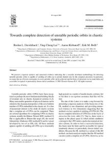 Towards complete detection of unstable periodic orbits in…