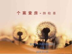 肺栓塞-个案