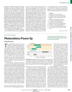 Photovoltaics Power Up - Illinois Institute of Technology