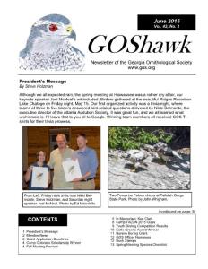 June 2015 - GOS - Georgia Ornithological Society
