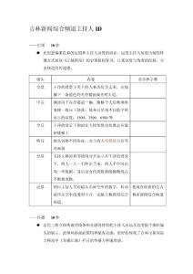吉林市新聞綜合頻道主持人ID[教育]