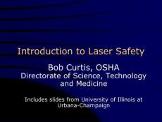 Introduction to Laser Safety