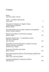 Modality in Germanic Languages