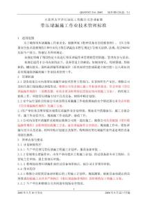 帶壓堵漏施工作業技術管理標準