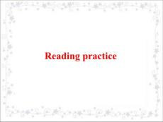 Reading practice