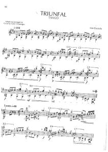 古典吉他 吉他谱 Classical guitar－A.Piazzolla-Triunfal tango, tr Victor Villadangos 乐谱