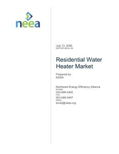 Residential Water Heater Market