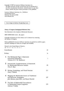 multimodal discouse analysis