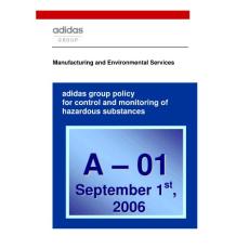 Adidas質(zhì)量控制手冊