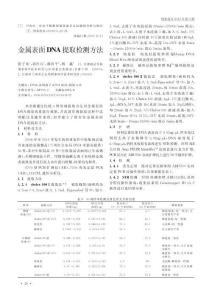 金屬表面DNA提取檢測(cè)方法1