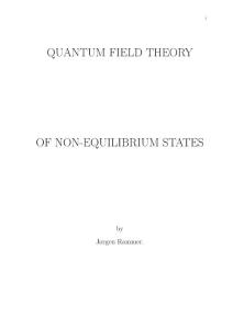 Quantum field theory of non-equilibrium states-[illustrated edition]