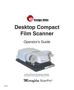 Desktop Compact Film Scanner - e-Image Data