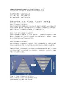 企業(yè)風(fēng)險管理與內(nèi)部控制解決方案-折頁