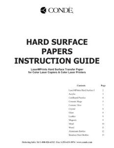 LaserMPrints Hard Surface Transfer Paper for Color …