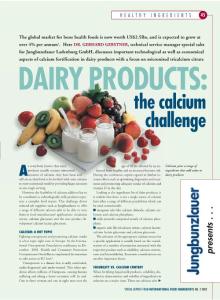 The global market for bone health foods is now worth …