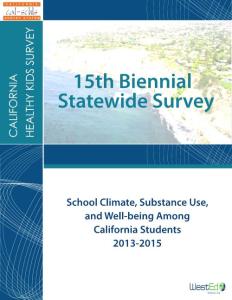 CA Healthy Kids Report 2015