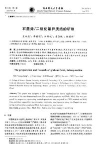 二硫化鉬異質(zhì)結(jié)的研制