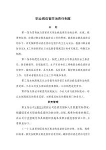 1職業病危害防治責任制度_解決方案_計劃解決方案_實用文檔