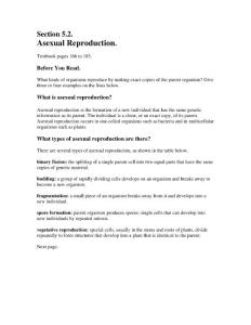 Section 5.2. Asexual Reproduction - Wikispaces