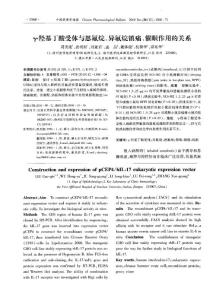 γ-羟基丁酸受体与恩氟烷、异氟烷镇痛、催眠作用的关系