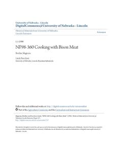 NF98-360 Cooking with Bison Meat