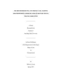 THE BROTHERHOOD WILL NOT PROTECT YOU MAPPING (DIS)EMPOWERING…