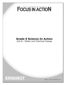 Focus in Action Learning Pack - Calgary Board of …