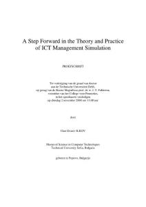 a step forward in the theory and practice of ict management simulation  tu delft institutional repository