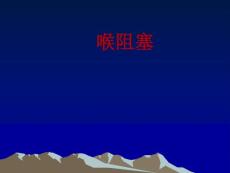 耳鼻喉喉阻塞 ppt课件