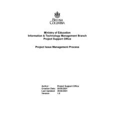 Project issue Mngt process