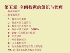[PPT]-第五章空間數(shù)據(jù)的組織與管理