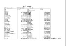 首旅股份（600258）会计报表