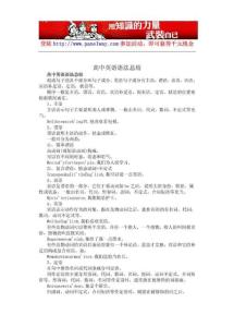 高中英語語法總結(jié).pdf