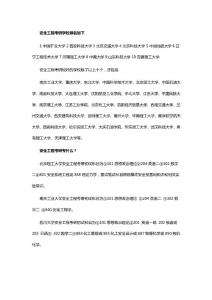 安全工程考研学校排名